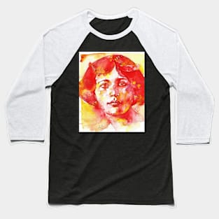 SIMONE WEIL - watercolor portrait .2 Baseball T-Shirt